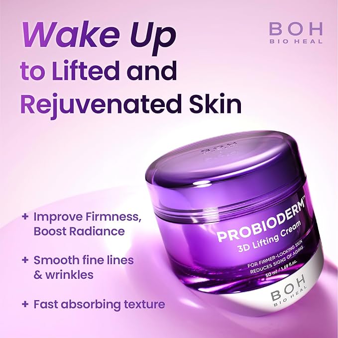 BIOHEAL BOH Probioderm 3D Lifting Cream 1.7 fl oz | Advanced Korean Anti-Aging