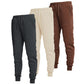 Ultra Performance 3 Pack Fleece Active Tech Joggers for Men, Mens Sweatpants with Zipper Pockets