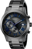 GUESS Men's Stainless Steel Gunmetal Chronograph Bracelet Watch