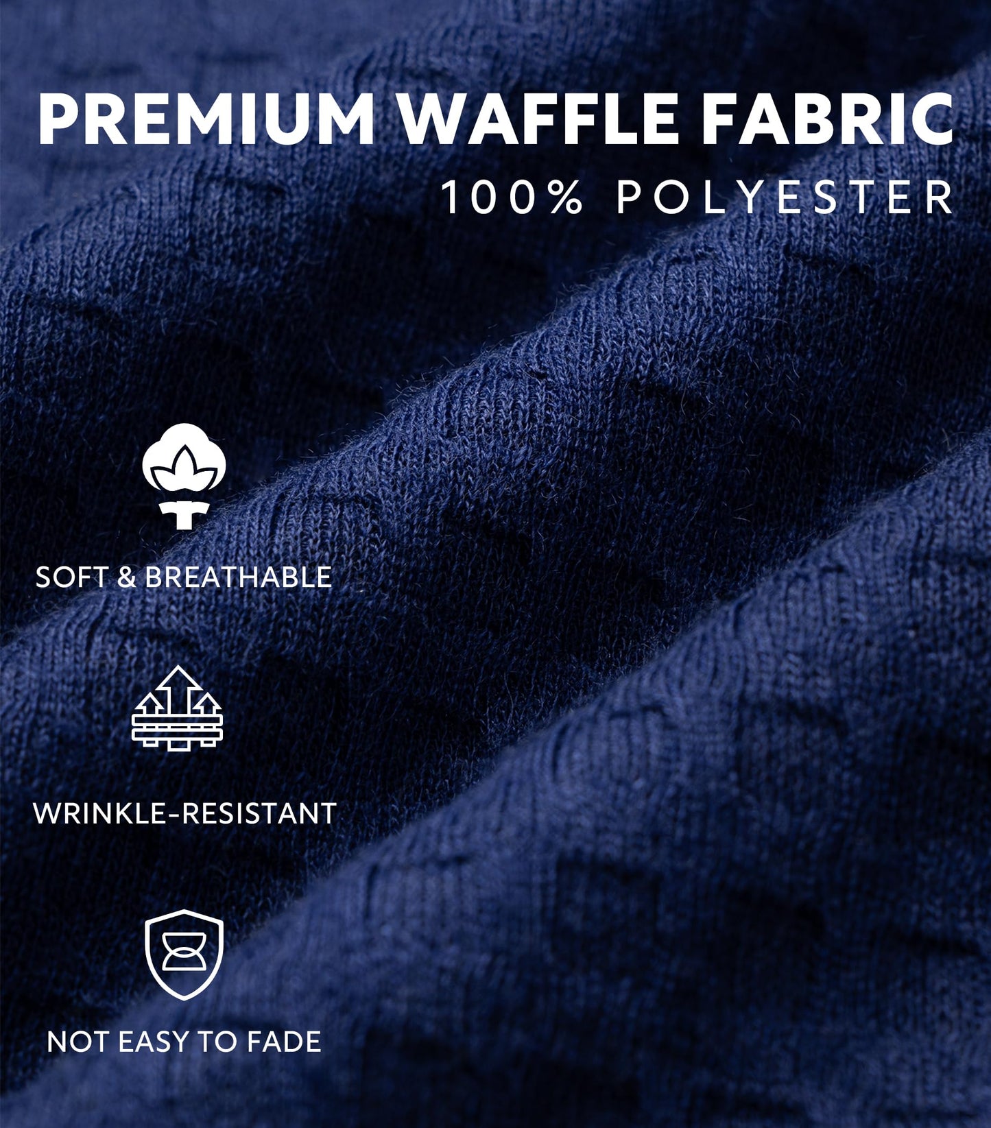 DAVID ARCHY Mens Pajamas Set Soft Cotton Notched Collar Pajamas for Men Long Sleeve Mens Sleepwear with Pockets & Front Fly