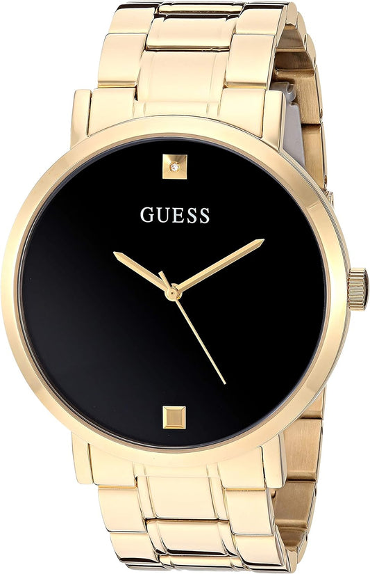GUESS Stainless Steel Genuine Diamond Dial Watch