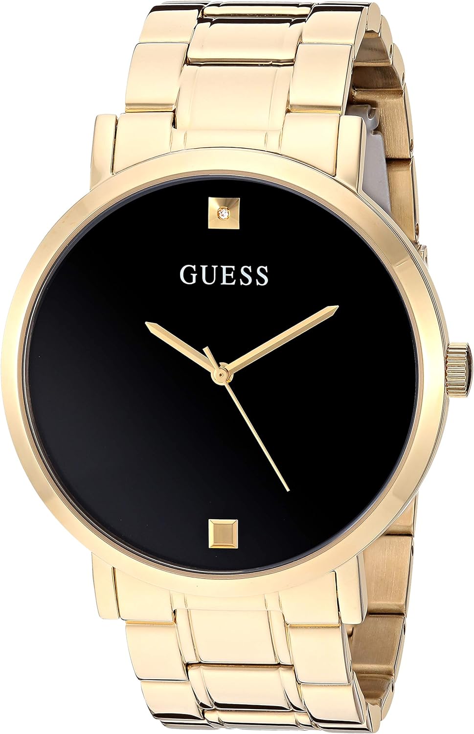 GUESS Stainless Steel Genuine Diamond Dial Watch