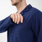 DAVID ARCHY Mens Pajamas Set Soft Cotton Notched Collar Pajamas for Men Long Sleeve Mens Sleepwear with Pockets & Front Fly
