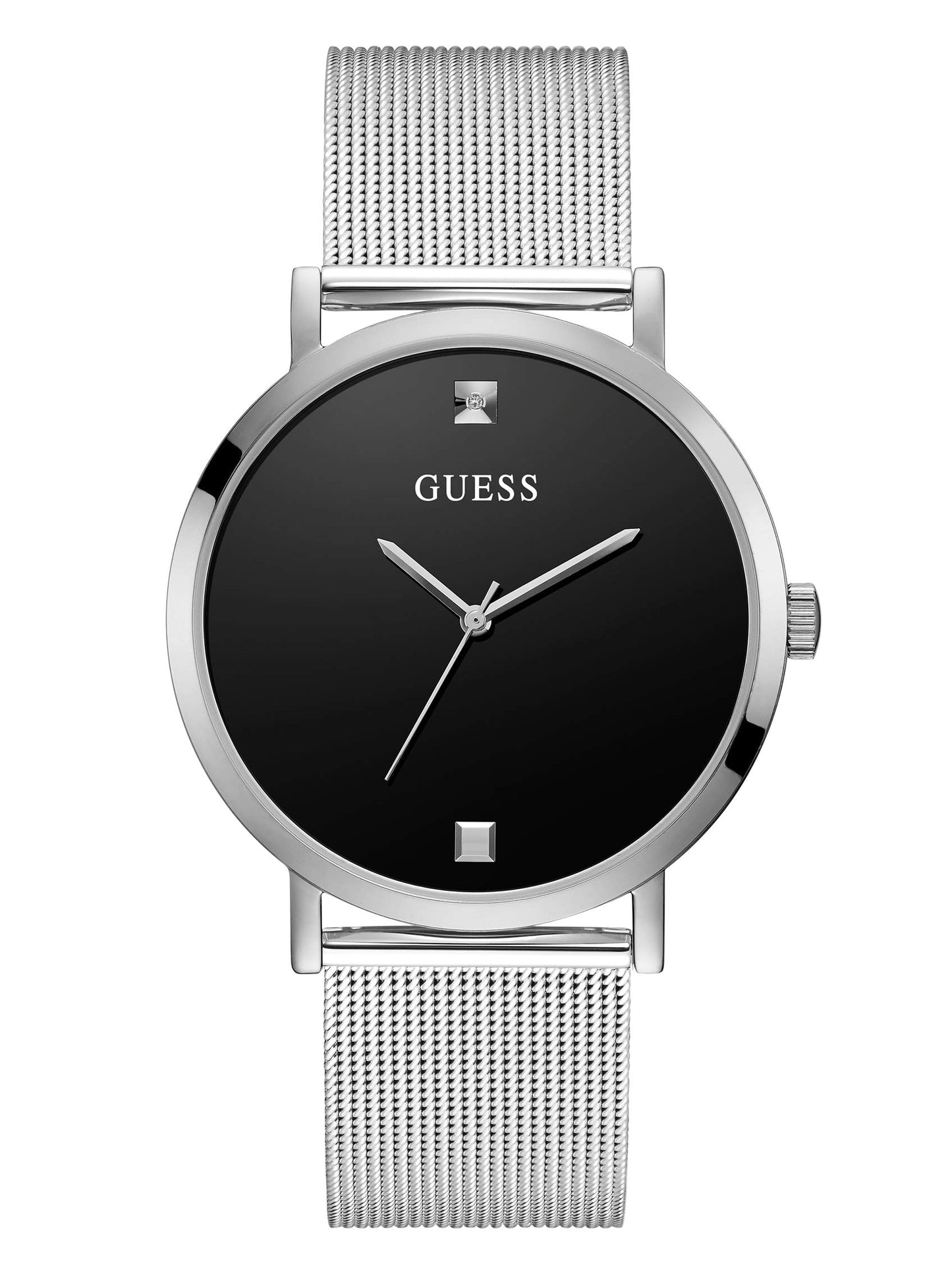 GUESS Stainless Steel Genuine Diamond Dial Watch