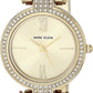 Anne Klein Women's Premium Crystal Accented Watch and Bracelet Set, AK/3584