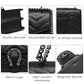 MYHOZEE Crossbody Bags for Women - Snake Printed Clutch Purses Leather Chain Shoulder Bags Evening Handbags