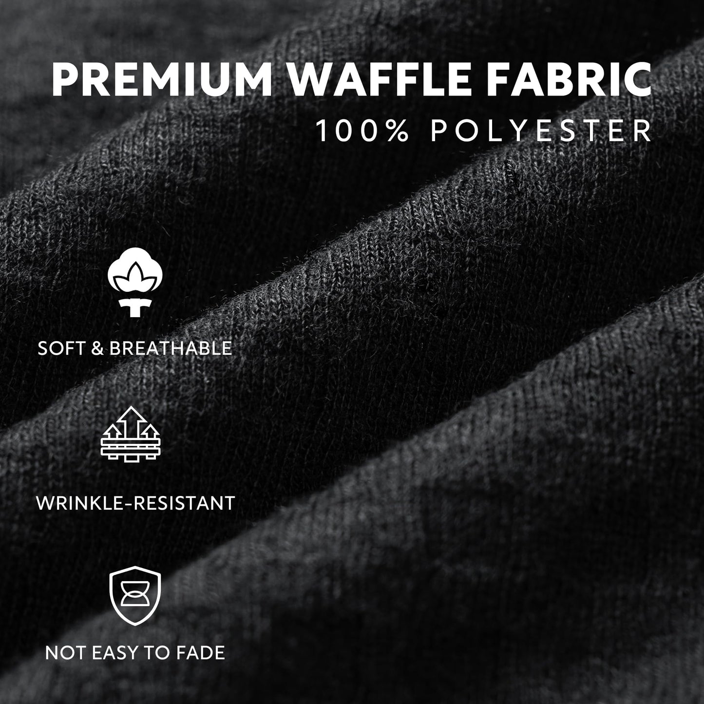 DAVID ARCHY Mens Pajamas Set Soft Cotton Notched Collar Pajamas for Men Long Sleeve Mens Sleepwear with Pockets & Front Fly