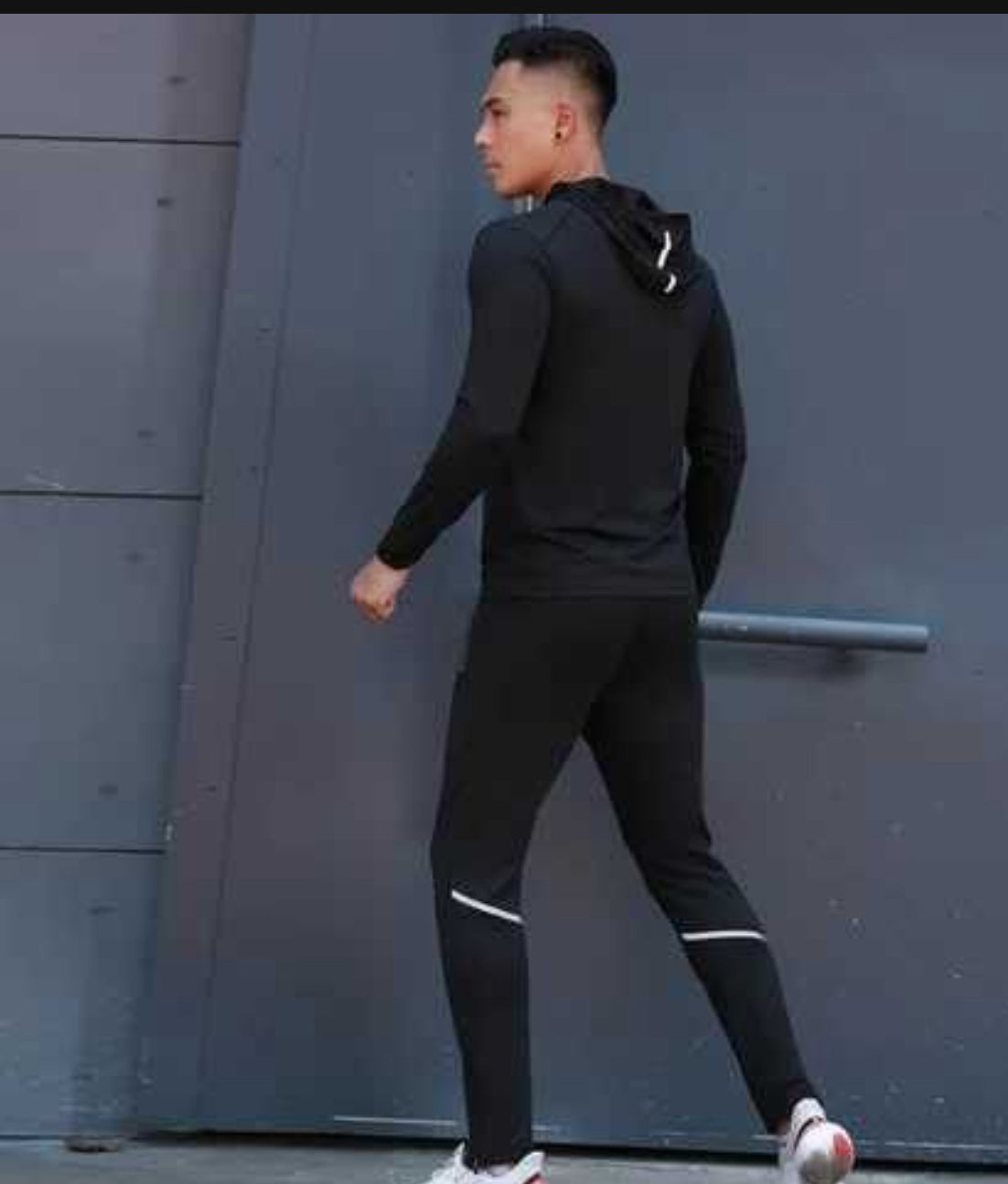 Three Piece Men's Compression Jogging Suit