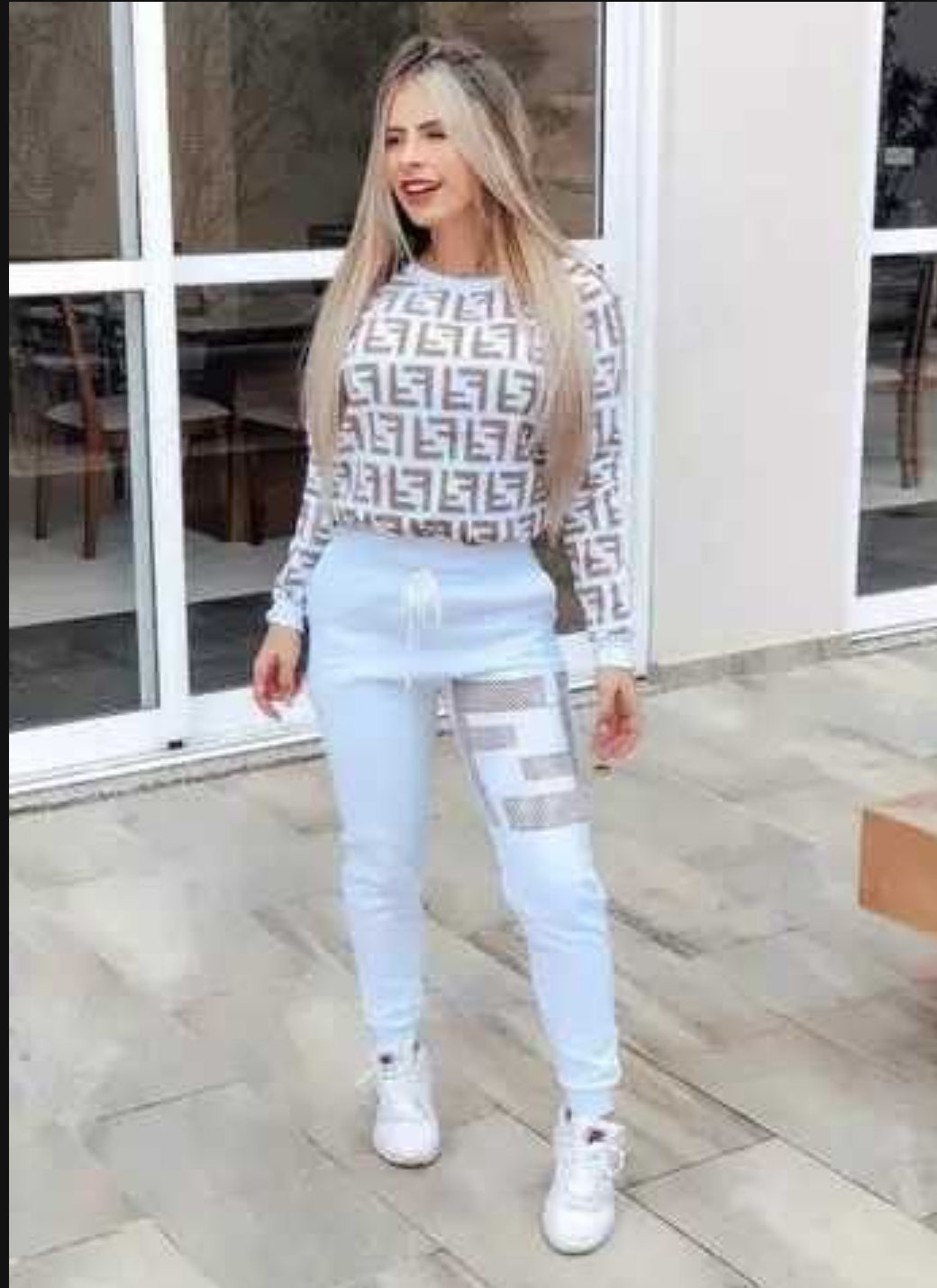 Two Piece Fashionable Outfit