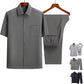 2025 Designer Men’s Casual 2-Piece Summer Set – Trendy Shirt & Shorts Outfit