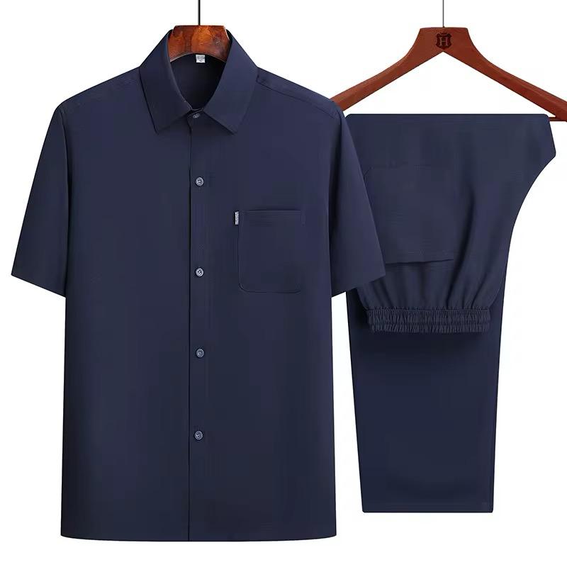 2025 Designer Men’s Casual 2-Piece Summer Set – Trendy Shirt & Shorts Outfit